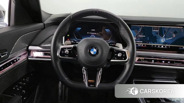 BMW 7 Series (G70) 2024 Черный из Кореи, фото 4
