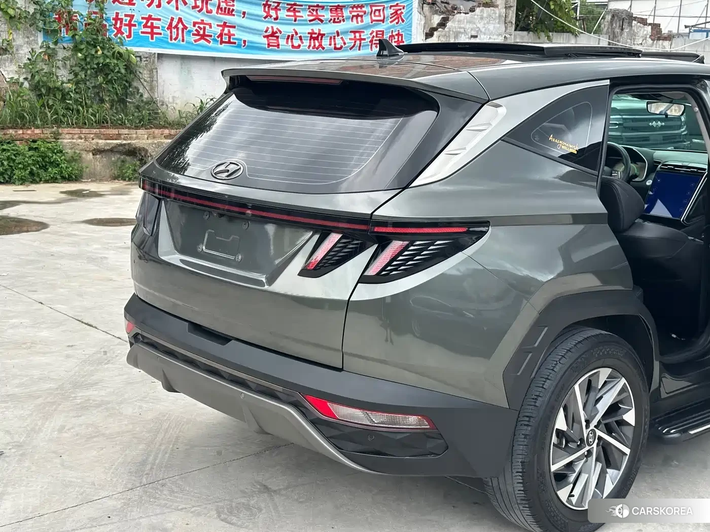Hyundai Tucson 2022 Зеленый из Китая, фото 4