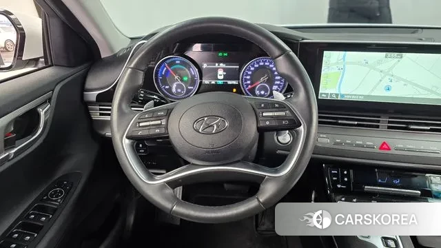 Hyundai The New Grandeur IG Hybrid 2022 Белый из Кореи, фото 4