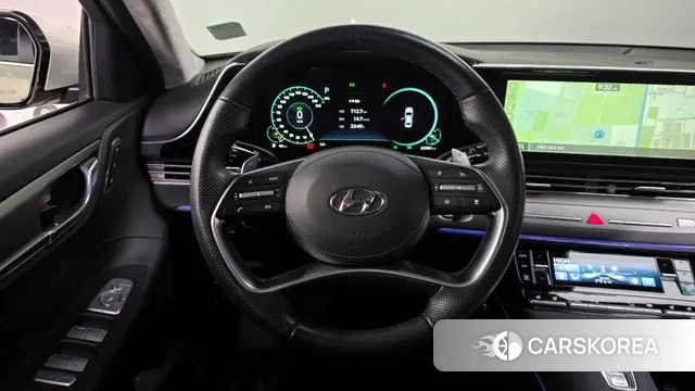 Hyundai The New Grandeur IG Hybrid 2021 Жемчужный цвет из Кореи, фото 4