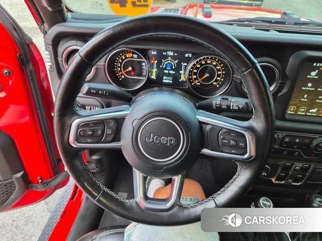 Jeep Wrangler (JL) 2021 Красный из Кореи, фото 4