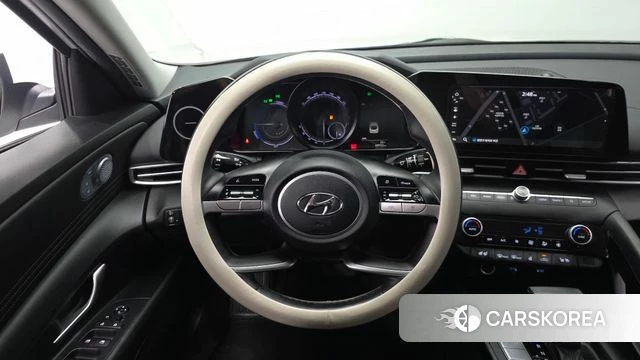 Hyundai Avante Hybrid (CN7) 2022 Белый из Кореи, фото 4