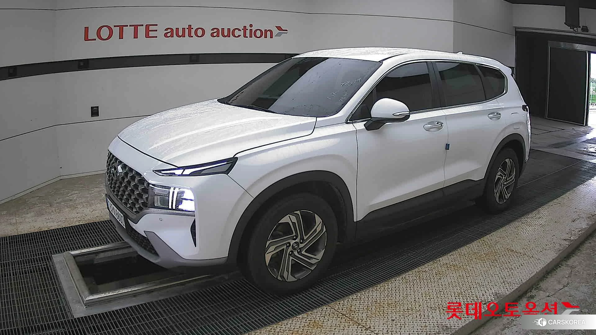 Hyundai Santa Fe 2022 Creamy White Pearl (optional) из Кореи, фото 4