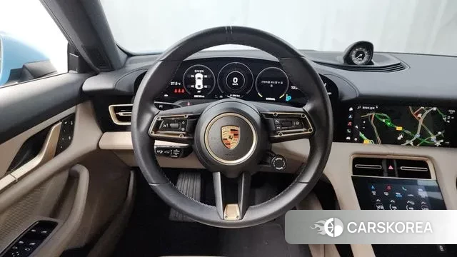 Porsche Taycan 2023 Небесно-голубой из Кореи, фото 4