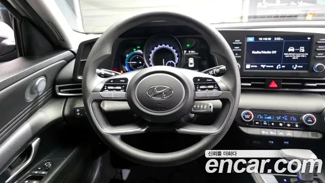 Hyundai Avante Hybrid (CN7) 2021 Серебряный из Кореи, фото 4