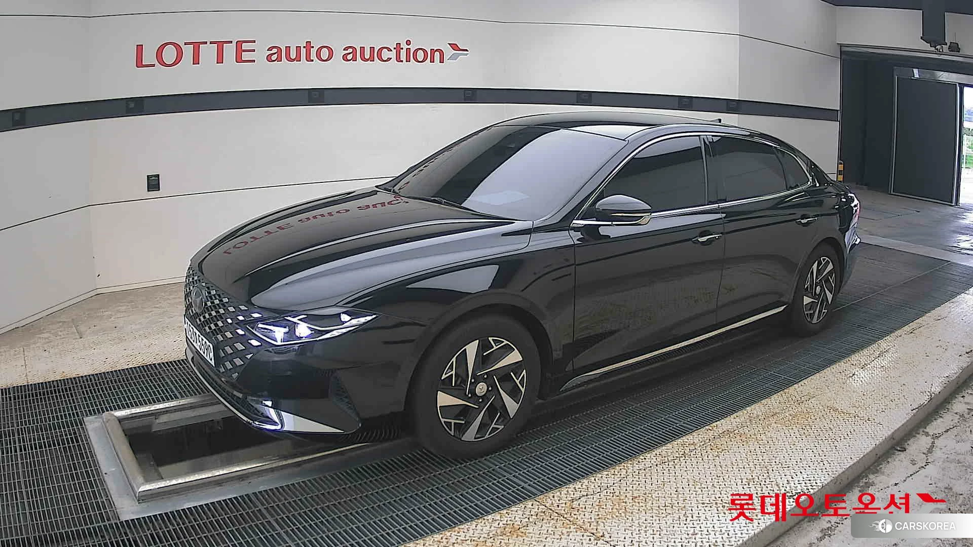 Hyundai Grandeur Hybrid 2021 Midnight Black из Кореи, фото 4