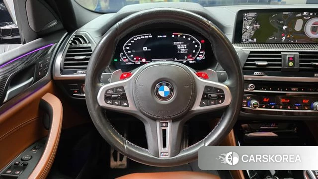 BMW X4M (G02) 2021 Черный из Кореи, фото 4