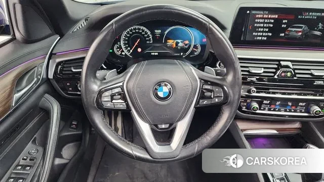 BMW 5 Series (G30) 2018 Синий из Кореи, фото 4