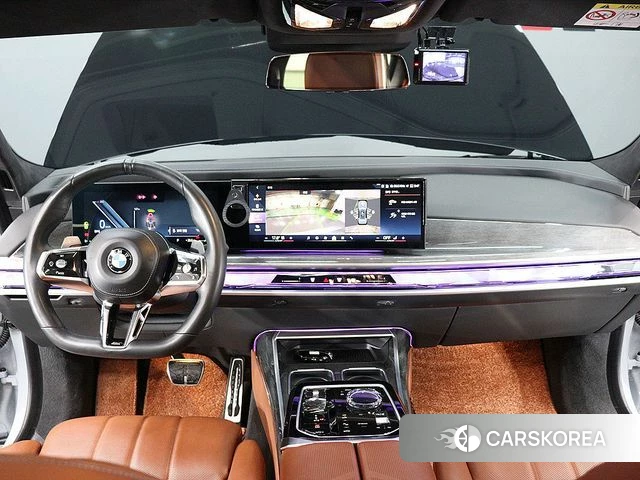 BMW 7 Series (G70) 2023 Серый из Кореи, фото 4