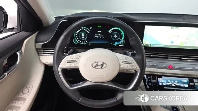Hyundai The New Grandeur IG Hybrid 2021 Белый из Кореи, фото 4