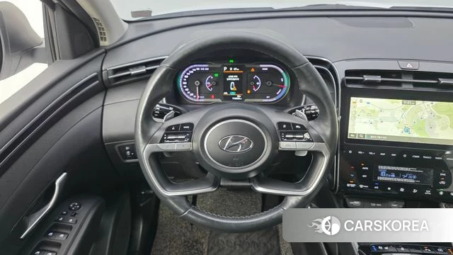 Hyundai Tucson Hybrid (NX4) 2021 Белый из Кореи, фото 4