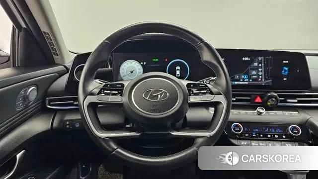 Hyundai Avante Hybrid (CN7) 2022 Белый из Кореи, фото 4