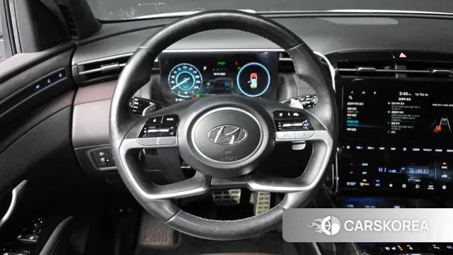 Hyundai Tucson Hybrid (NX4) 2022 Черный из Кореи, фото 4