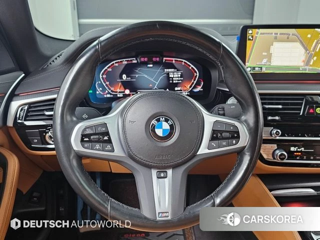 BMW 5 Series (G30) 2023 Черный из Кореи, фото 4