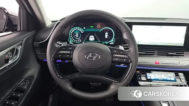 Hyundai The New Grandeur IG Hybrid 2021 Черный из Кореи, фото 4