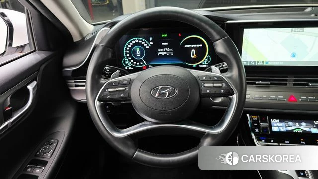 Hyundai The New Grandeur IG Hybrid 2022 Белый из Кореи, фото 4