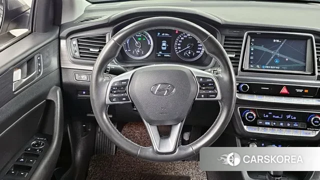 Hyundai Sonata New Rise Hybrid 2018 Серый из Кореи, фото 4