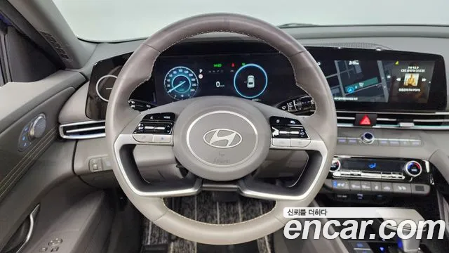 Hyundai The New Avante Hybrid (CN7) 2023 Синий из Кореи, фото 4