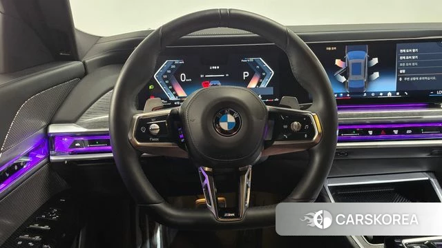 BMW 7 Series (G70) 2024 Черный из Кореи, фото 4