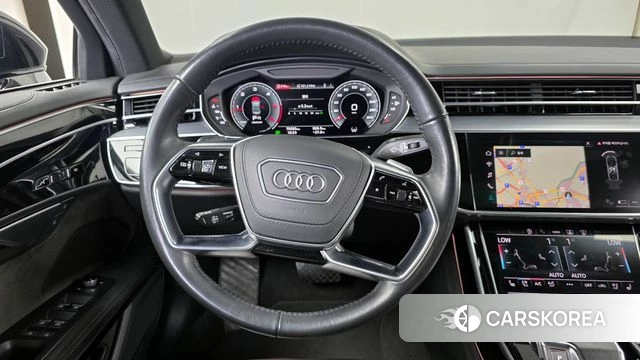 Audi A8 (D5) 2021 Черный из Кореи, фото 4