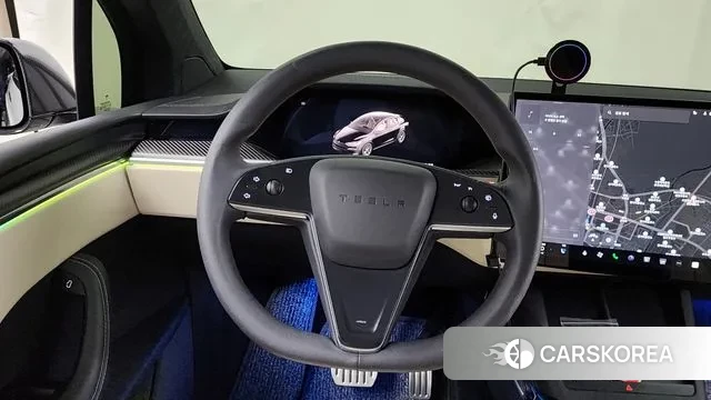 Tesla Model X 2023 Серебристо-серый из Кореи, фото 4