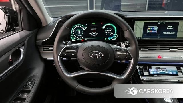 Hyundai The New Grandeur IG Hybrid 2021 Черный из Кореи, фото 4