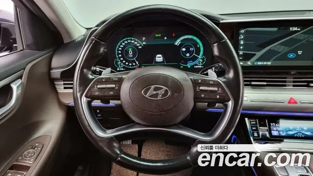 Hyundai The New Grandeur IG Hybrid 2020 Синий из Кореи, фото 4
