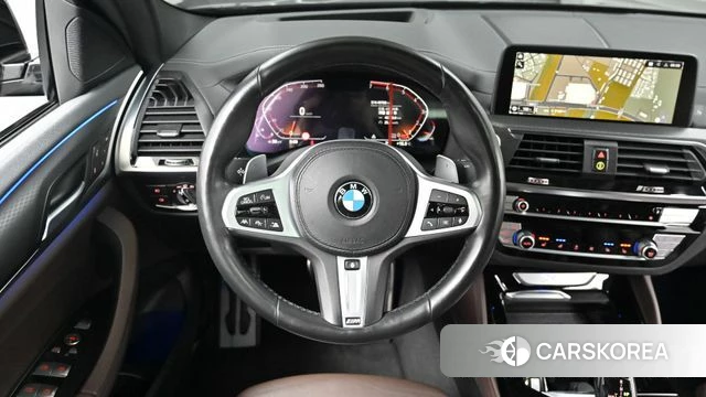 BMW X4 (G02) 2021 Черный двухцветный из Кореи, фото 4