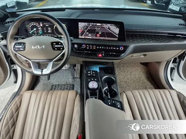 Kia K8 Hybrid 2023 Белый из Кореи, фото 4