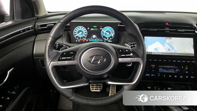 Hyundai Tucson Hybrid (NX4) 2021 Серый из Кореи, фото 4