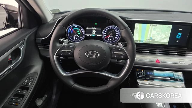 Hyundai The New Grandeur IG Hybrid 2022 Черный из Кореи, фото 4