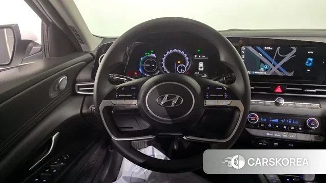 Hyundai Avante Hybrid (CN7) 2021 Белый из Кореи, фото 4