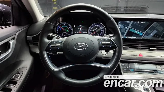 Hyundai The New Grandeur IG Hybrid 2021 Черный из Кореи, фото 4
