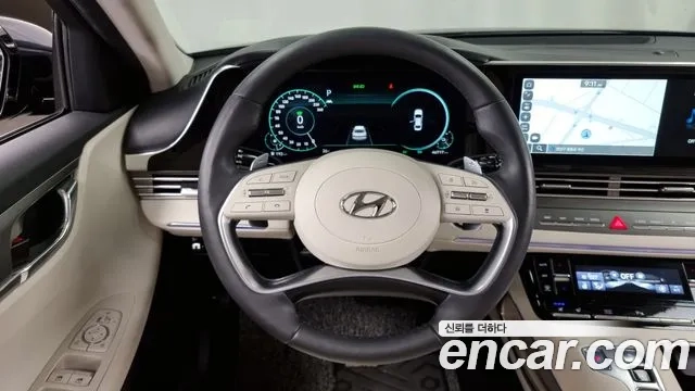 Hyundai The New Grandeur IG Hybrid 2021 Синий из Кореи, фото 4