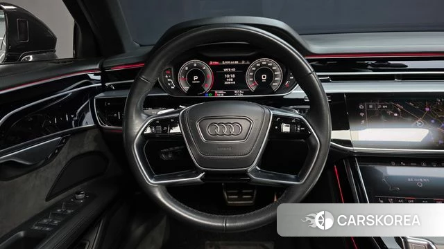 Audi A8 (D5) 2021 Черный из Кореи, фото 4