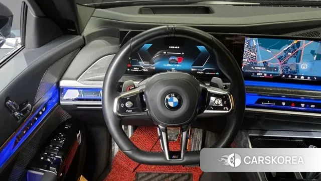 BMW 7 Series (G70) 2024 Черный из Кореи, фото 4