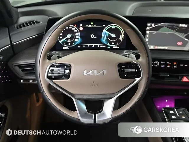 Kia K8 Hybrid 2023 Черный из Кореи, фото 4