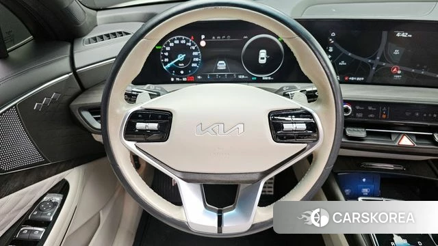 Kia K8 Hybrid 2022 Белый из Кореи, фото 4