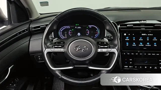 Hyundai Tucson Hybrid (NX4) 2021 Белый из Кореи, фото 4