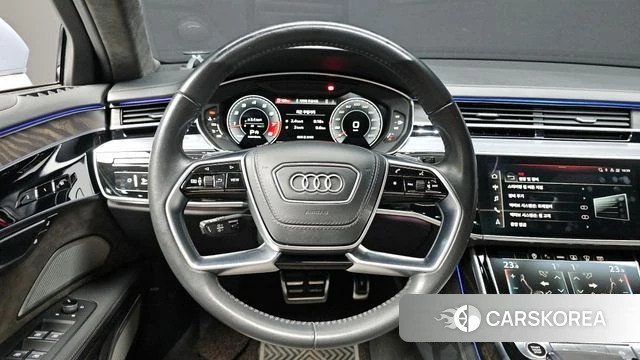 Audi A8 (D5) 2021 Серебряный из Кореи, фото 4