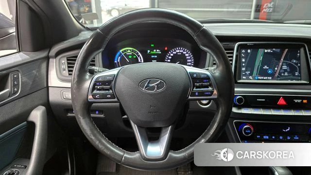 Hyundai Sonata New Rise Hybrid 2018 Серый из Кореи, фото 4