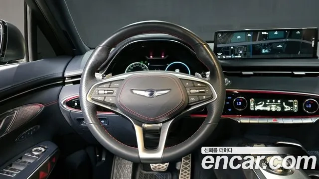Genesis GV70 2022 Темно-зеленый из Кореи, фото 4