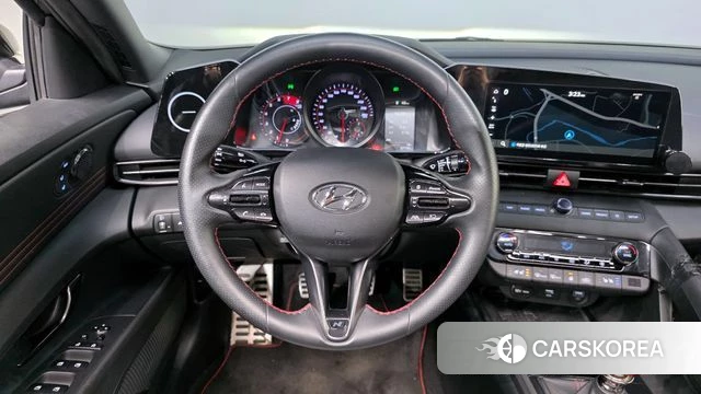 Hyundai Avante (CN7) 2022 Черный из Кореи, фото 4