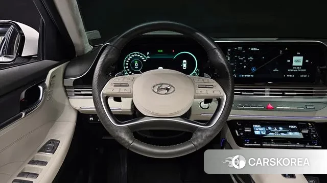Hyundai The New Grandeur IG Hybrid 2021 Белый из Кореи, фото 4