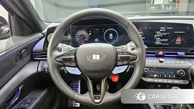 Hyundai The New Avante (CN7) 2024 Черный из Кореи, фото 4