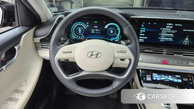 Hyundai The New Grandeur IG Hybrid 2022 Черный из Кореи, фото 4