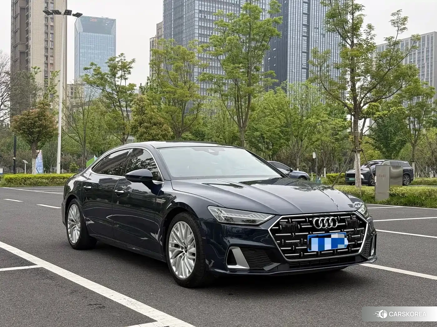 Audi A7L 2023 Синий из Китая, фото 4