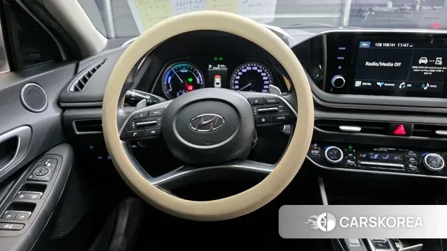 Hyundai Sonata Hybrid (DN8) 2021 Белый из Кореи, фото 4