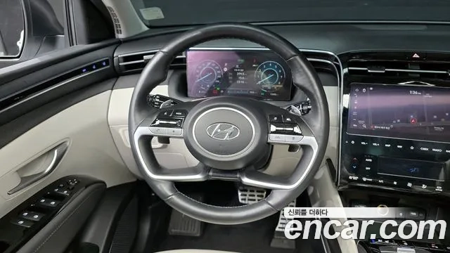 Hyundai Tucson Hybrid (NX4) 2023 Белый из Кореи, фото 4