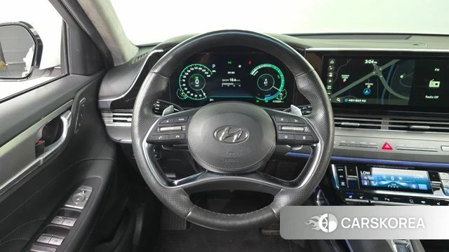 Hyundai The New Grandeur IG Hybrid 2019 Белый из Кореи, фото 4